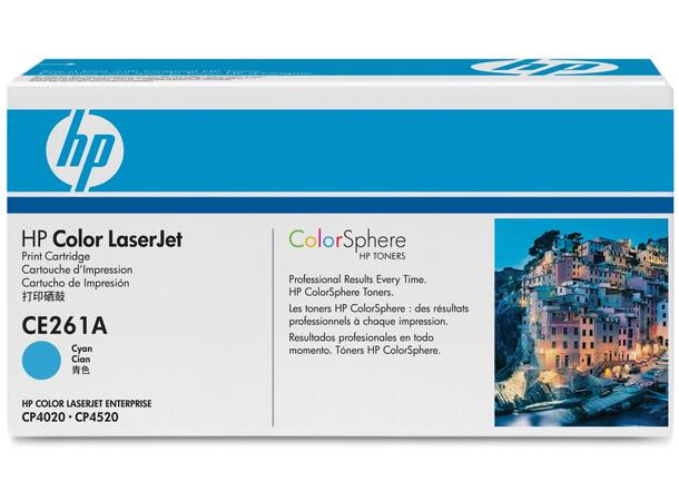 Toner HP CE261A CLJ-CP4025/4525 blå 